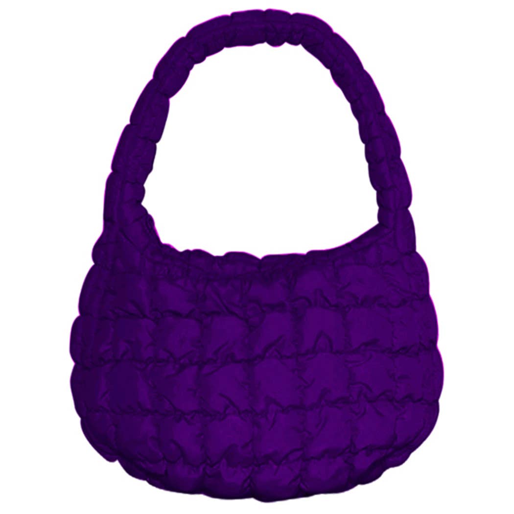 Chic Quilted Puffer Shoulder Bag