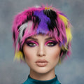 Hat Luxe Faux Fur Bright Color Kubanka Winter Cap