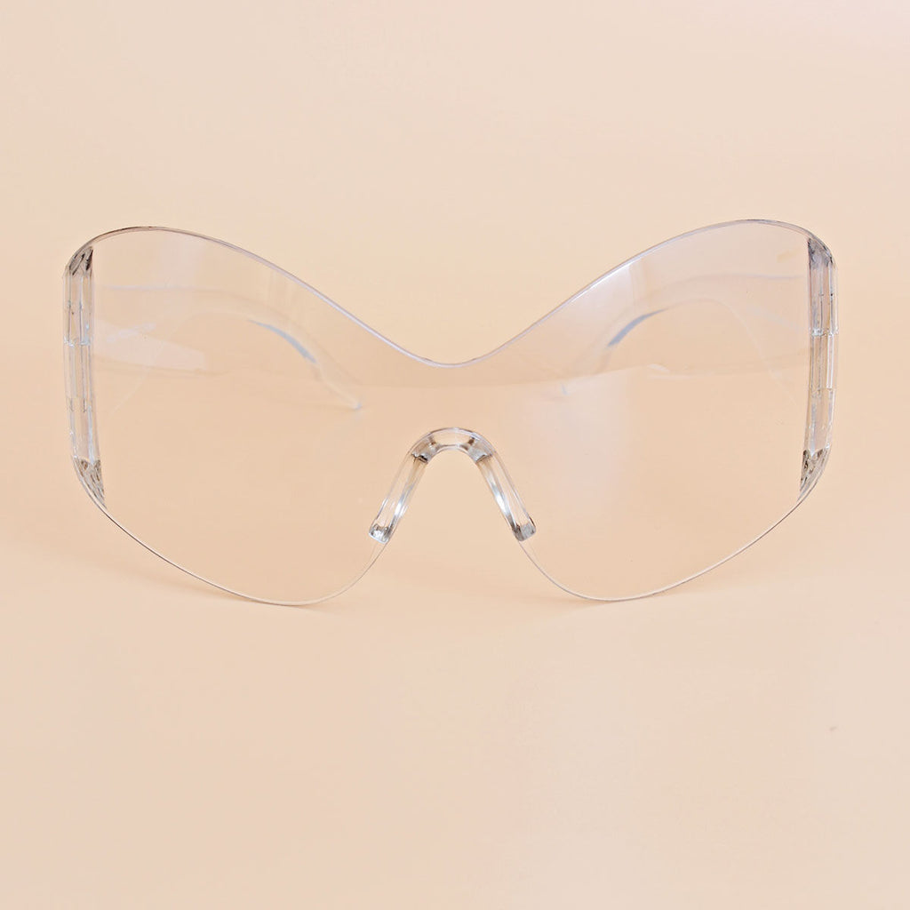 Sunglasses Butterfly Mask Clear Eyewear for Women
