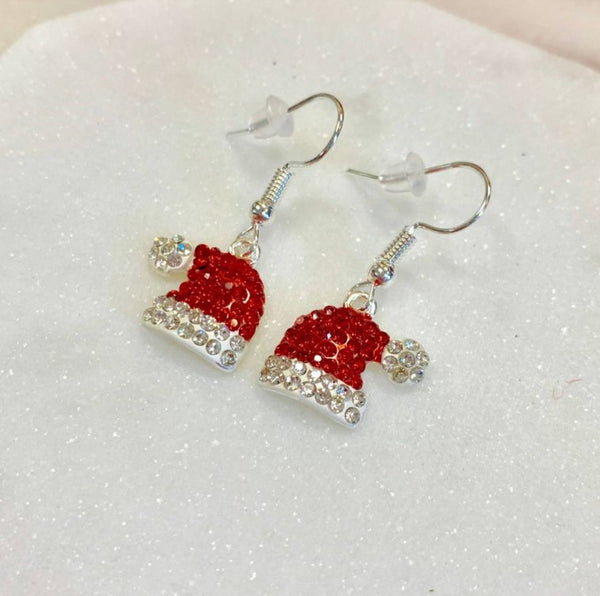 Santa Baby Hat Earrings