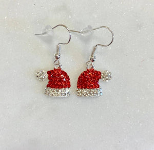 Santa Baby Hat Earrings