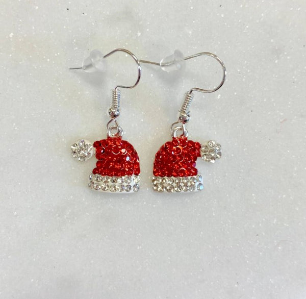 Santa Baby Hat Earrings