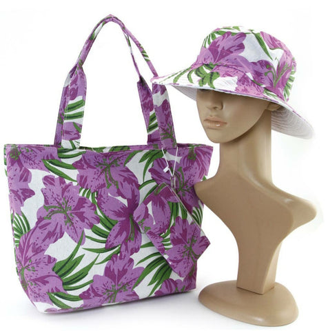 Beach and Go. Matching Tote, Bucket Hat & Wallet